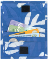 Blue Forage Print Hyacinth Card Wallet