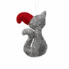 Hand Felted Christmas Ornament: Cat - Global Groove (H)