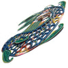 24 inch Painted Fish &amp; Shell - Caribbean Craft