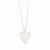 Silverpolished Heart Necklace