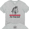 Louisville Horse Fair Trade Y&#39;all T-Shirt Premium Cotton Oxford with Short Sleeves - GOEX