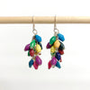 Musana Cluster Recycled Paper Multi-Color Earrings