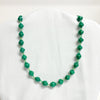 Green Recycled Paper Necklace