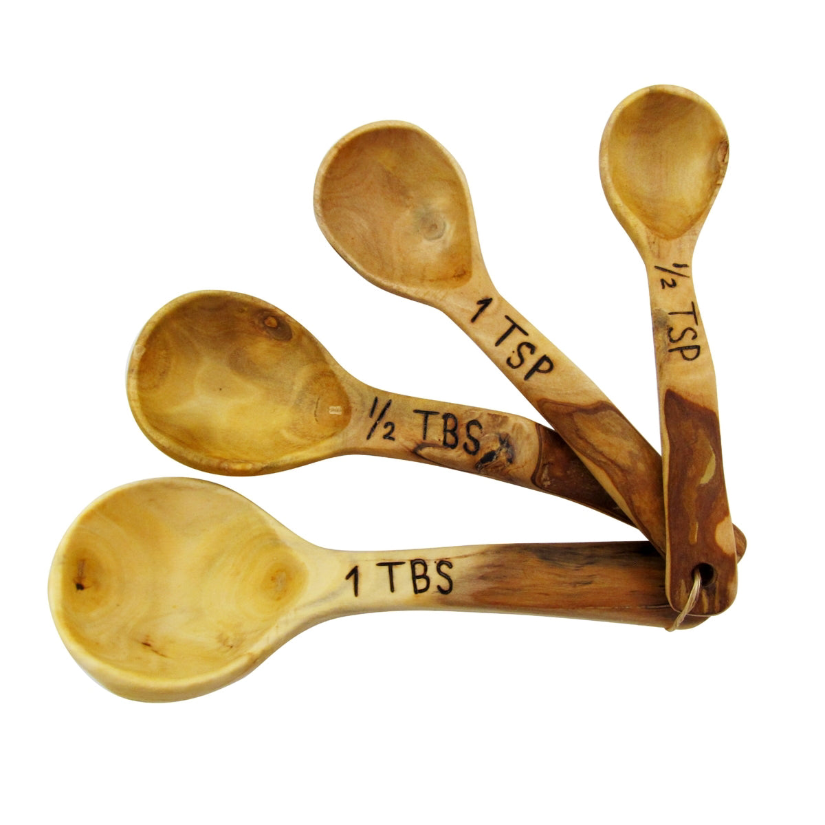 Wood Coffee Measuring Spoons - Set of 4