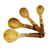 Wood Coffee Measuring Spoons - Set of 4