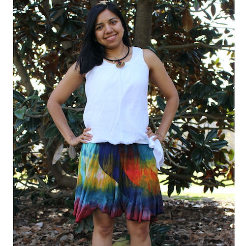 Crinkle Tie Dye Skirt - Assorted