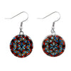 Mandala Fused Glass Earrings - Assorted
