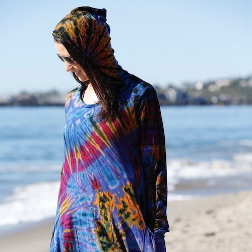 Tie Dye Hoodie Tunic