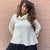 Gauzy Cotton Cowl Neck Shirt