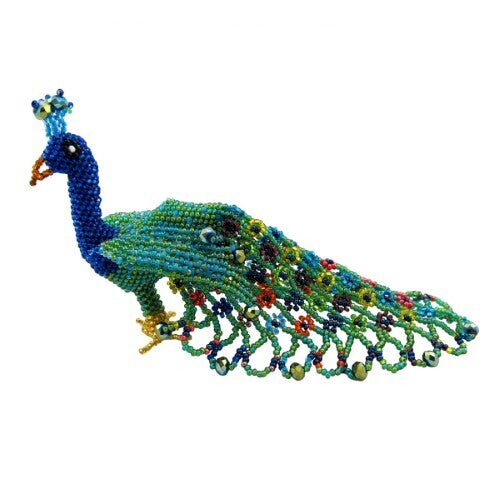 Beaded Peacock