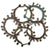 Iching Coins And Brass Beads Cotton Anklet