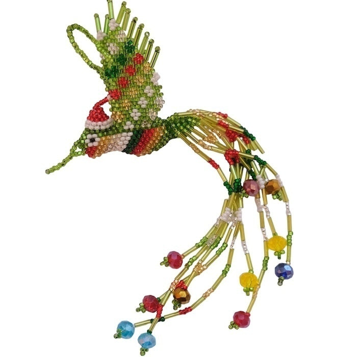 Deluxe Beaded Bird Ornament