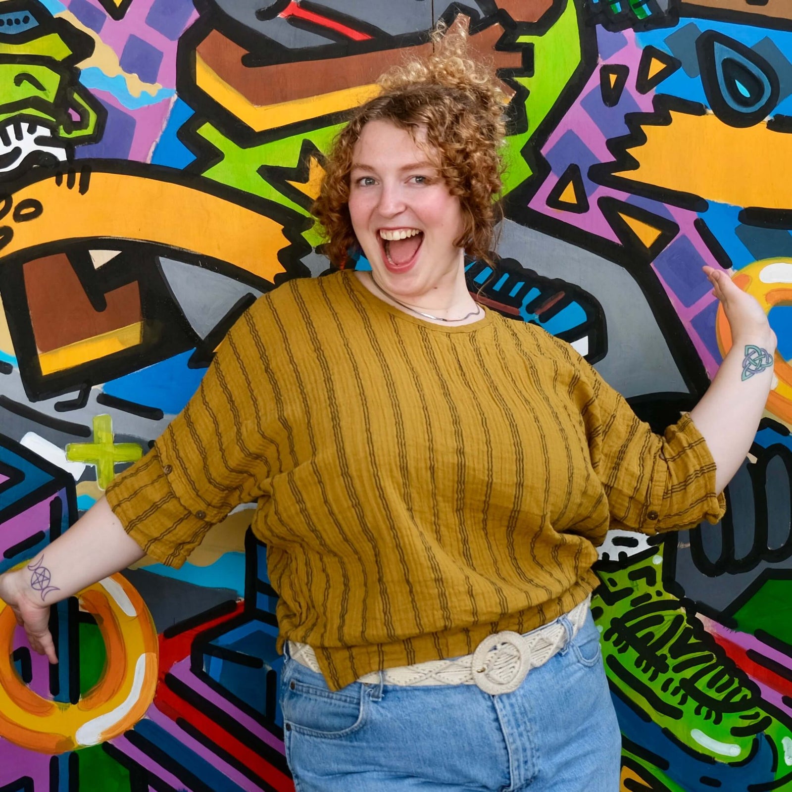 Safari Stripe Gauzy Cotton Shirt