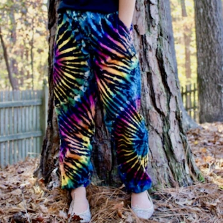 Tie Dye Cotton Lounge Pants