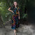 Tie Dye Short Sleeve Cotton Dress