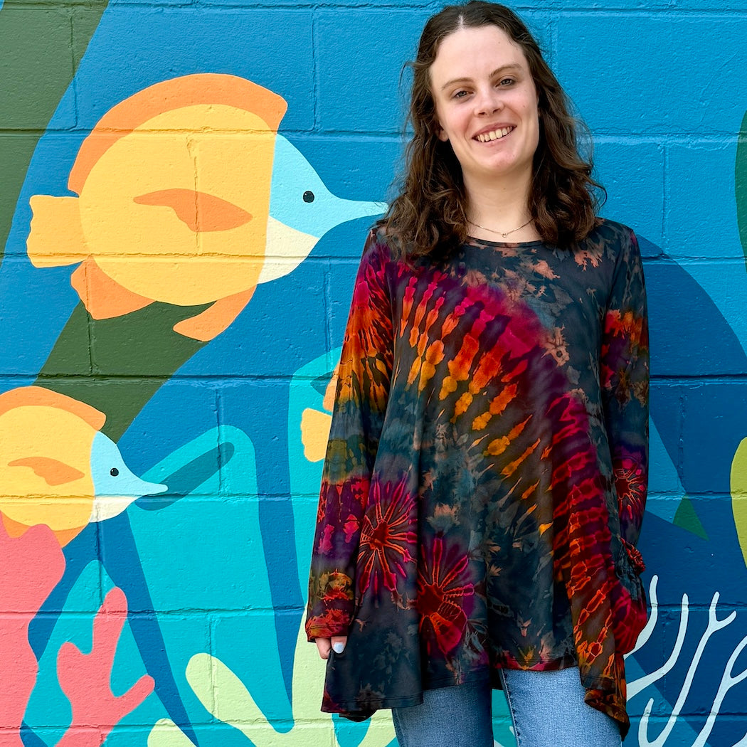 Tie Dye Hoodie Tunic