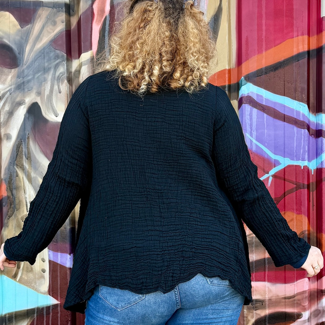 Gauzy Cotton Coco Cardigan