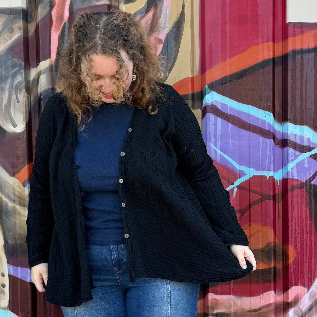 Gauzy Cotton Coco Cardigan