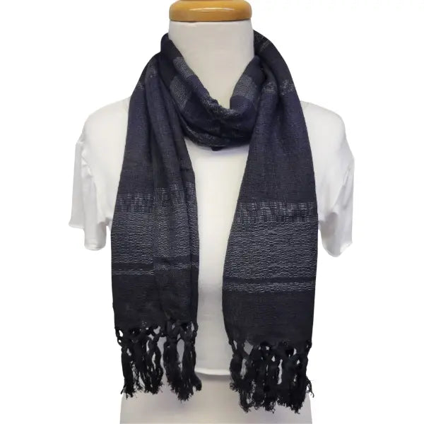 Cotton Fringe Scarf