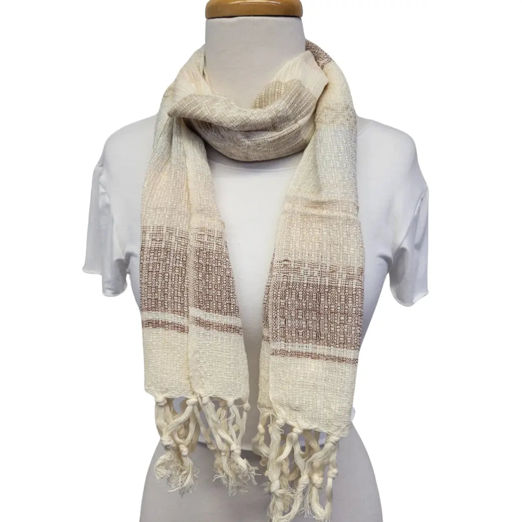 Cotton Fringe Scarf