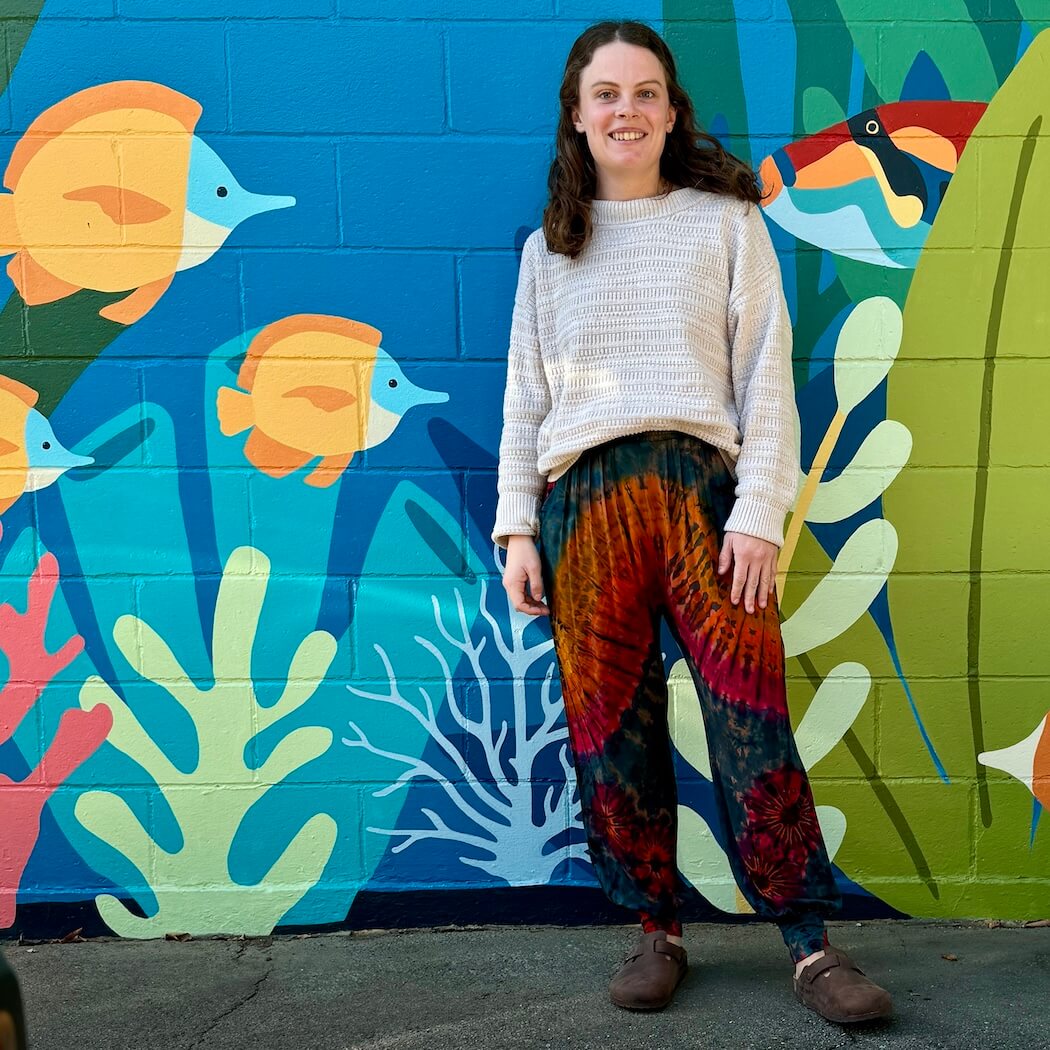 Tie Dye Pants with Cuff