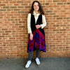 Knit Tie Dye Long Vest - Assorted