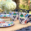 Dots &amp; Flowers Ceramic Mug