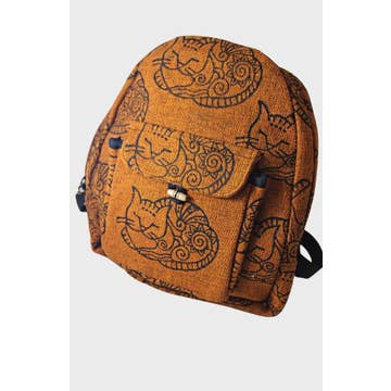 Blockprint Rounded Top Backpack