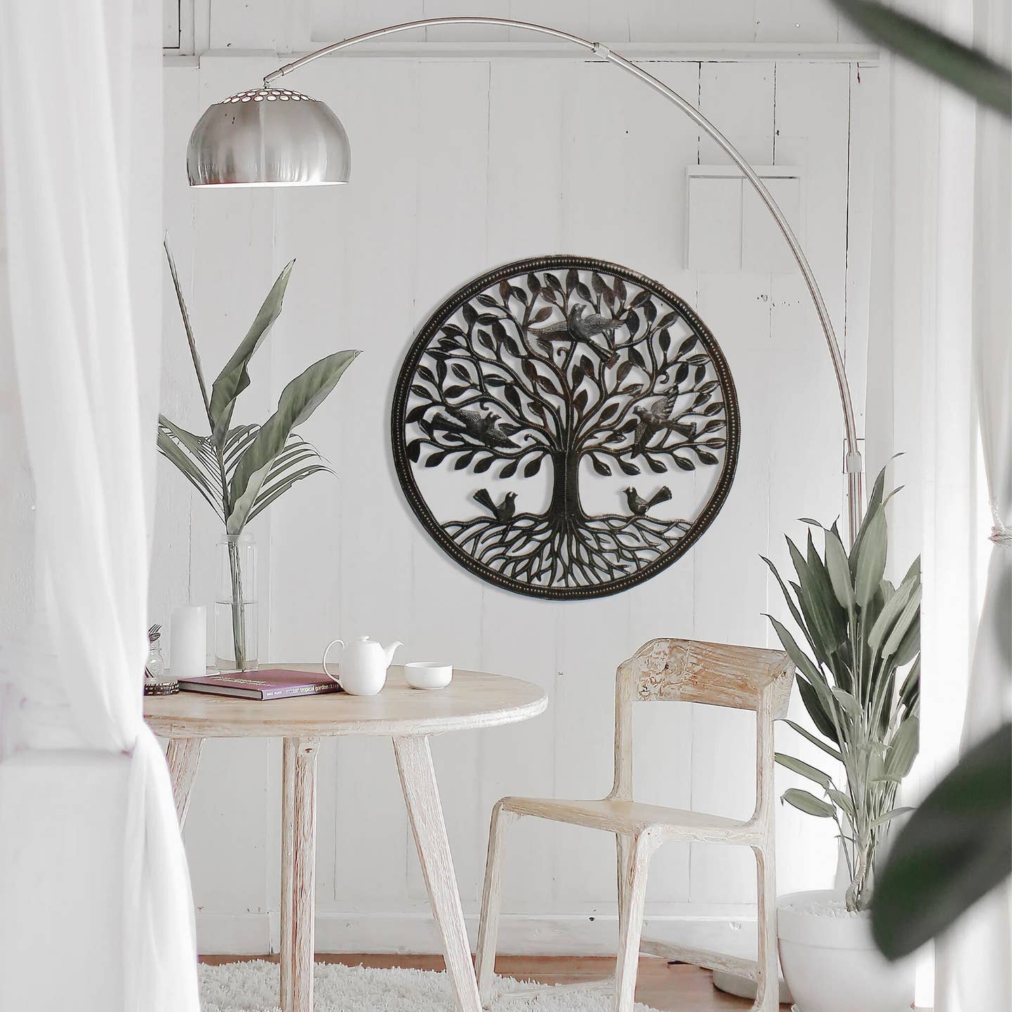 Cutmetal Birds on Roots Tree Wall Hanging