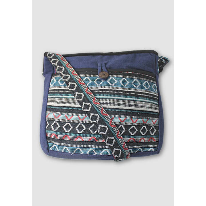 Stripe Gyari Shoulder Bag (12&quot; Sq)