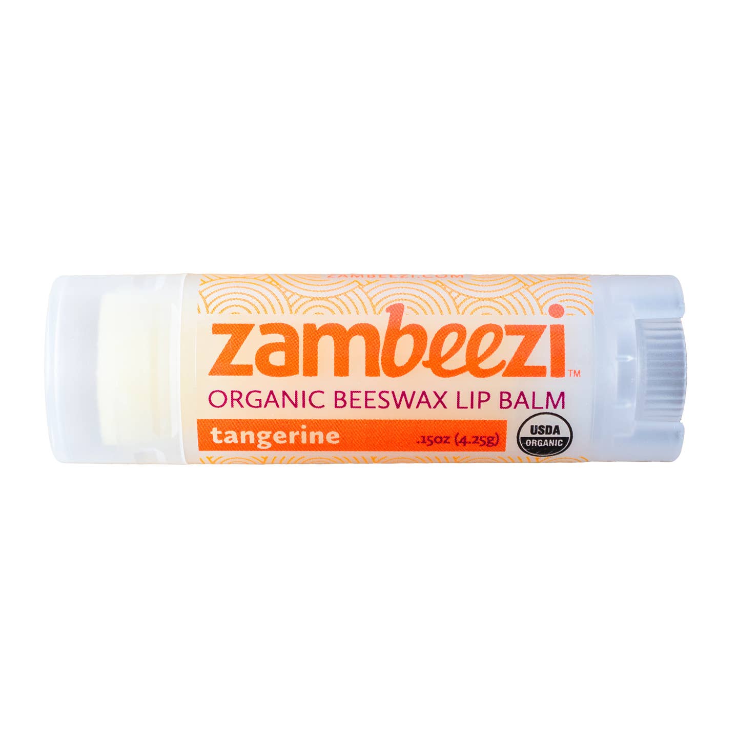 Zambeezi Tangerine Beeswax Lip Balm