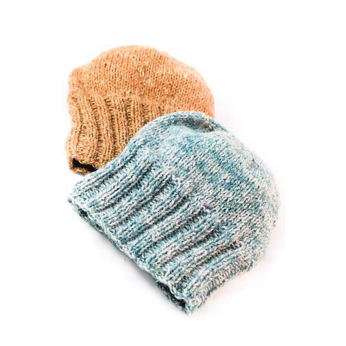 Hemp &amp; Wool Slouch Hat - Assorted