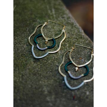 Gold/Thread Casablanca Earrings