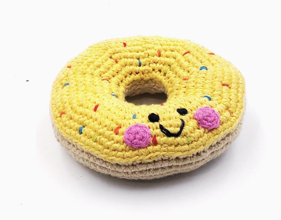 Donut Crochet Rattle