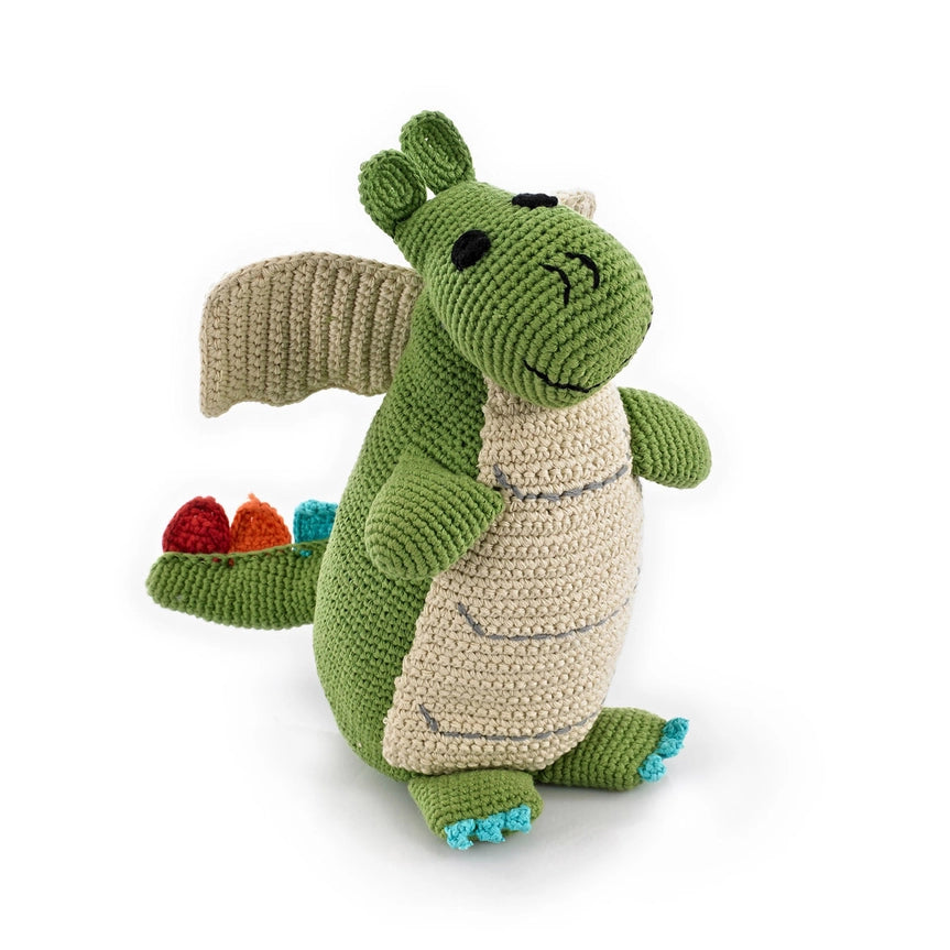 Green Dragon Cotton Crochet Plush Toy