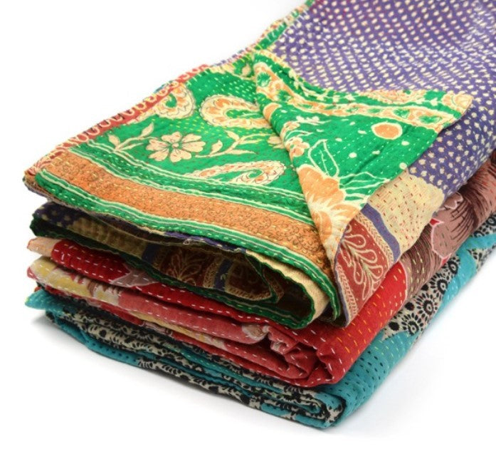 Recycled Sari Blanket (90" x 74")