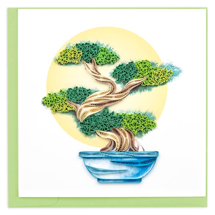 Quilled Bonsai Tree Card