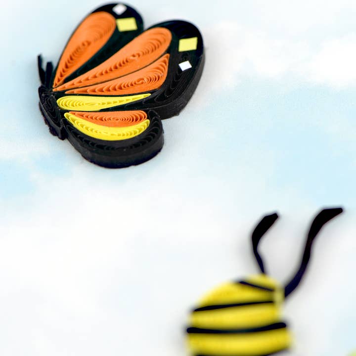 Quilled Caterpillar Card