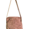 Purple Stonewashed Crossbody Cotton Bag