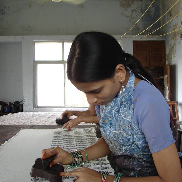 Black Forest Block Print Napkin - Set Of 4