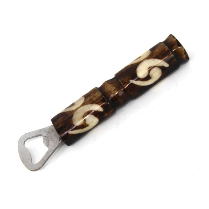 Carved Bone Bottle Opener - Assorted