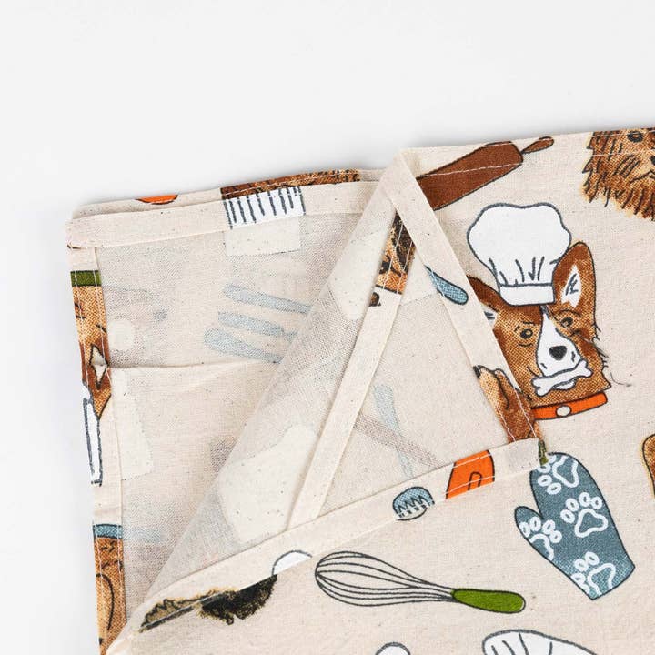 Dog Chefs Cotton Tea Towel (18&quot; x 24&quot;)