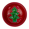 Christmas Tree Dish in Red Kisii Stone (4&quot; D)