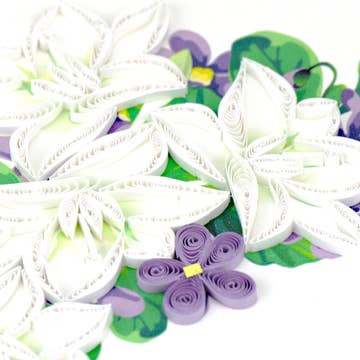 Quilled Flower Sympathy Card