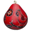 Red Cardinal Gourd Ornament