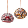 Bird Motif Carved Gourd Ornament