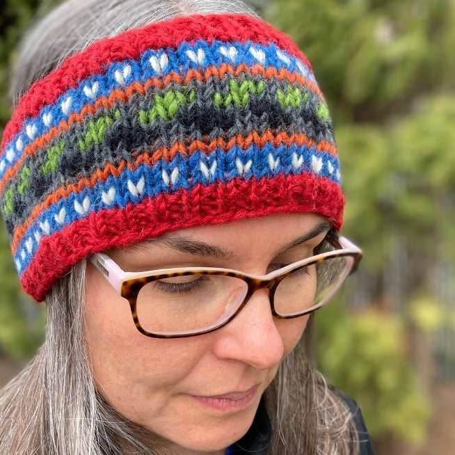 Patterned Wool Earwarmer - Assorted