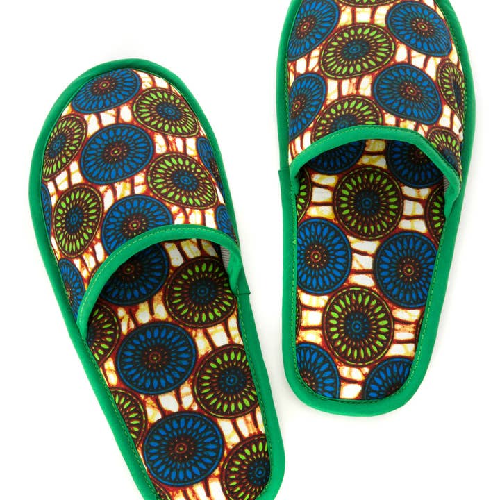 Ankara Cloth Slipper (Extra Large) - Assorted