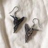 Tagua Nut Hummingbird Earrings (1.5&quot; L)