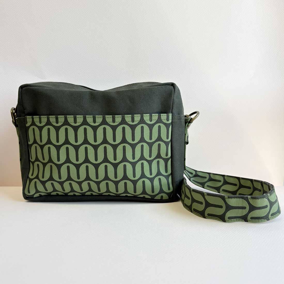 Retro Print Small Crossbody Shoulder Bag